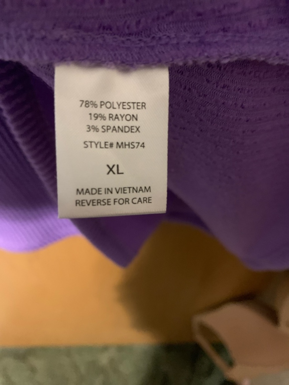 ANDRÉE BY UNIT Ribbed V-Neck Tank in Lavender Purple - Picture 3 of 4
